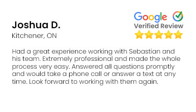 5-Star Review from Joshua D. in Kitchener, Ontario